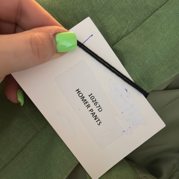 Deluc Muted Green Flare Pants - Picture 9 of 9